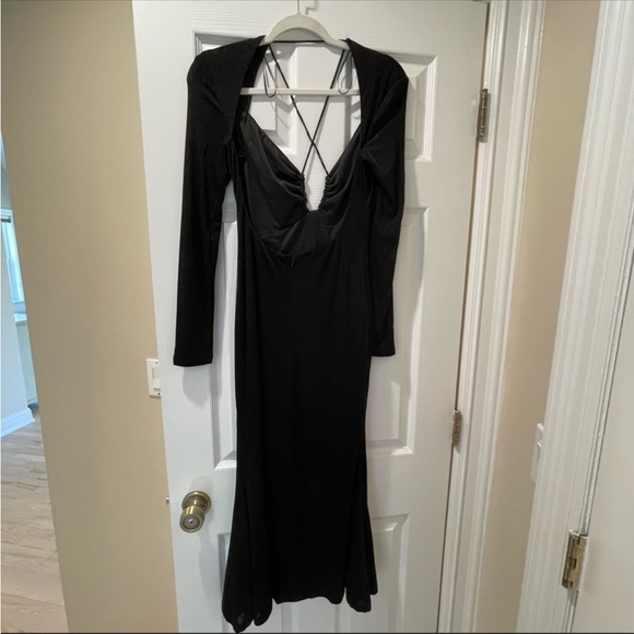 Misha Engracia Dress in Black Size 4 - Picture 5 of 6